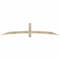 Ekena Millwork Bellingham Rough Sawn Timber Gable Bracket, Douglas Fir, 96"W x 20"H x 4"D x 4"F, 5/12 Pitch GBW096X20X0404BEL00RDF - alternate 1